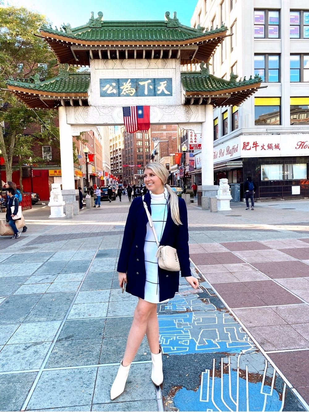 Superdown Madeline Navy blazer coat/dress